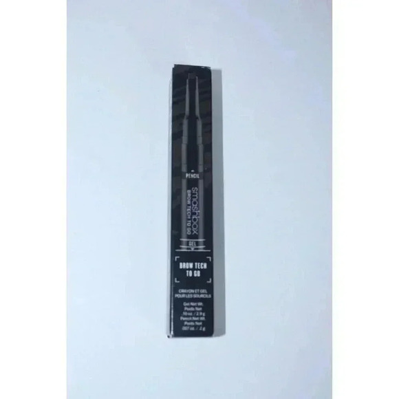 SMASHBOX BROW TECH TO GO PENCIL GEL DARK BROWN NEW in 0.10 OZ - Picture 2 of 10